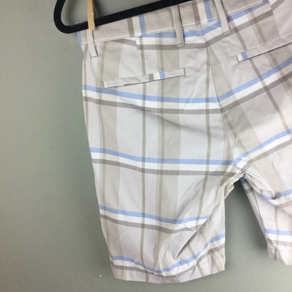 Tommy Bahama Chip Shot Plaid 10” Stretch Performance Golf Shorts Size 30